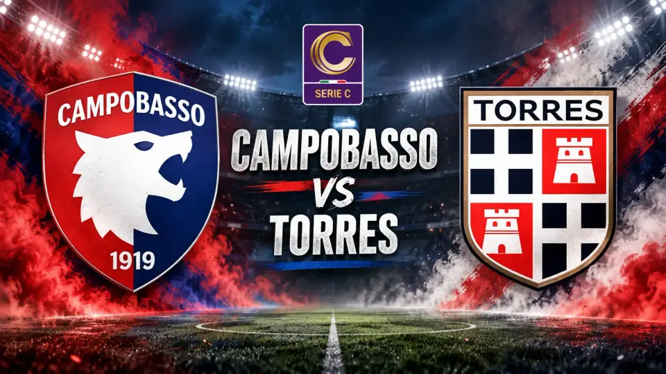 Copertina di RISULTATO LIVE: Campobasso - Torres | Serie C - Girone B