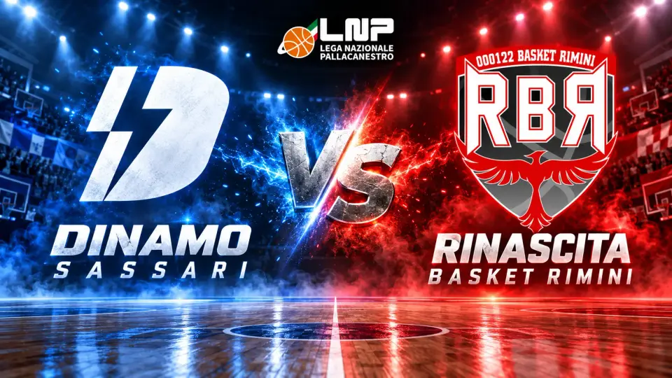 Copertina di RISULTATO LIVE: Dinamo Sassari - Rinascita Basket Rimini | Serie A2