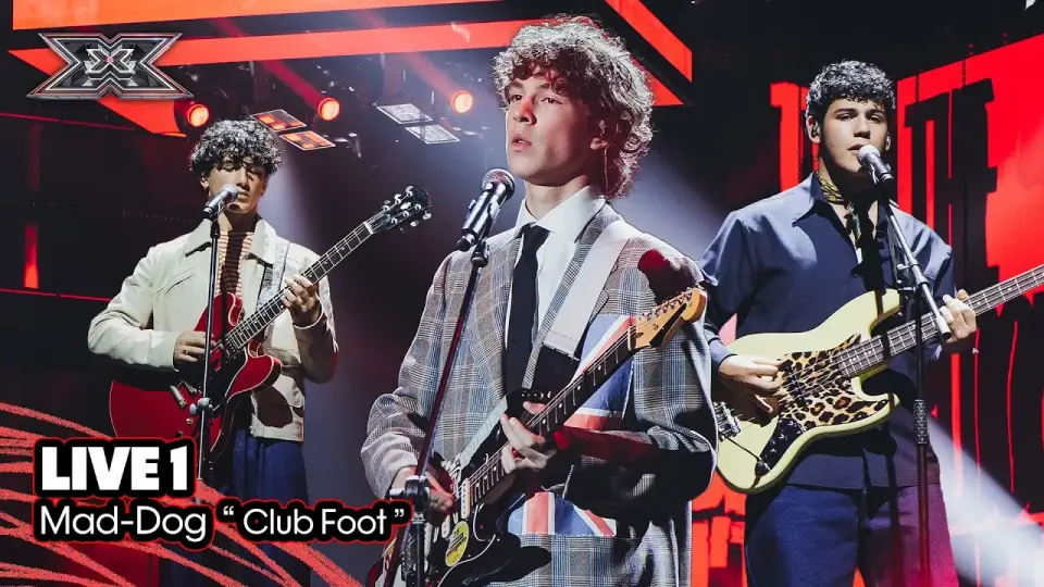 Copertina di Mad-Dog, il video di "Club Foot" a X Factor 2026