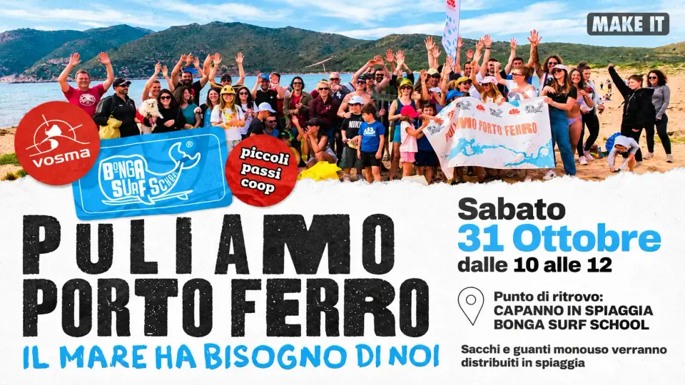 Copertina di Puliamo Porto Ferro: il 31 ottobre volontari per la baia
