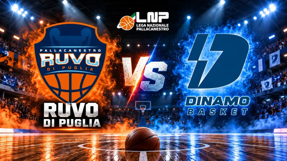 Copertina di RISULTATO LIVE: Ruvo di Puglia - Dinamo Sassari | Serie A2
