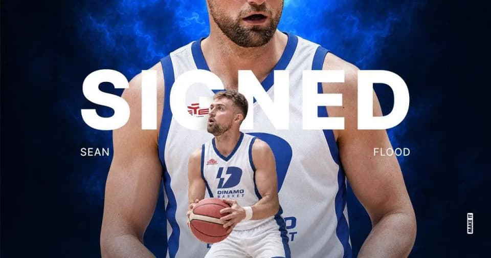 Cover image for Dinamo Sassari sign Irish point guard Sean Flood