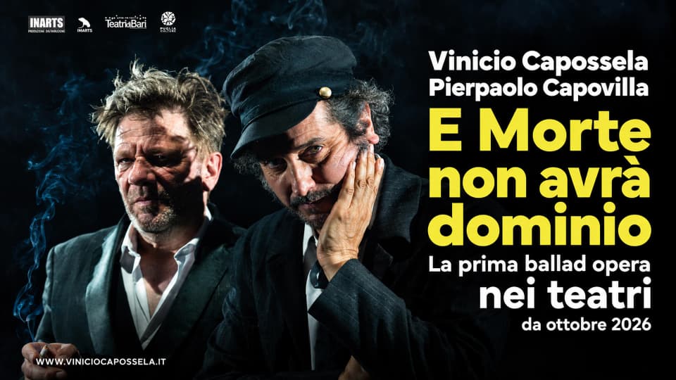 Copertina di Vinicio Capossela – “E morte non avrà dominio”