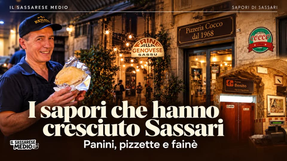 Copertina di Panini, pizzette e fainè: i sapori che hanno cresciuto Sassari